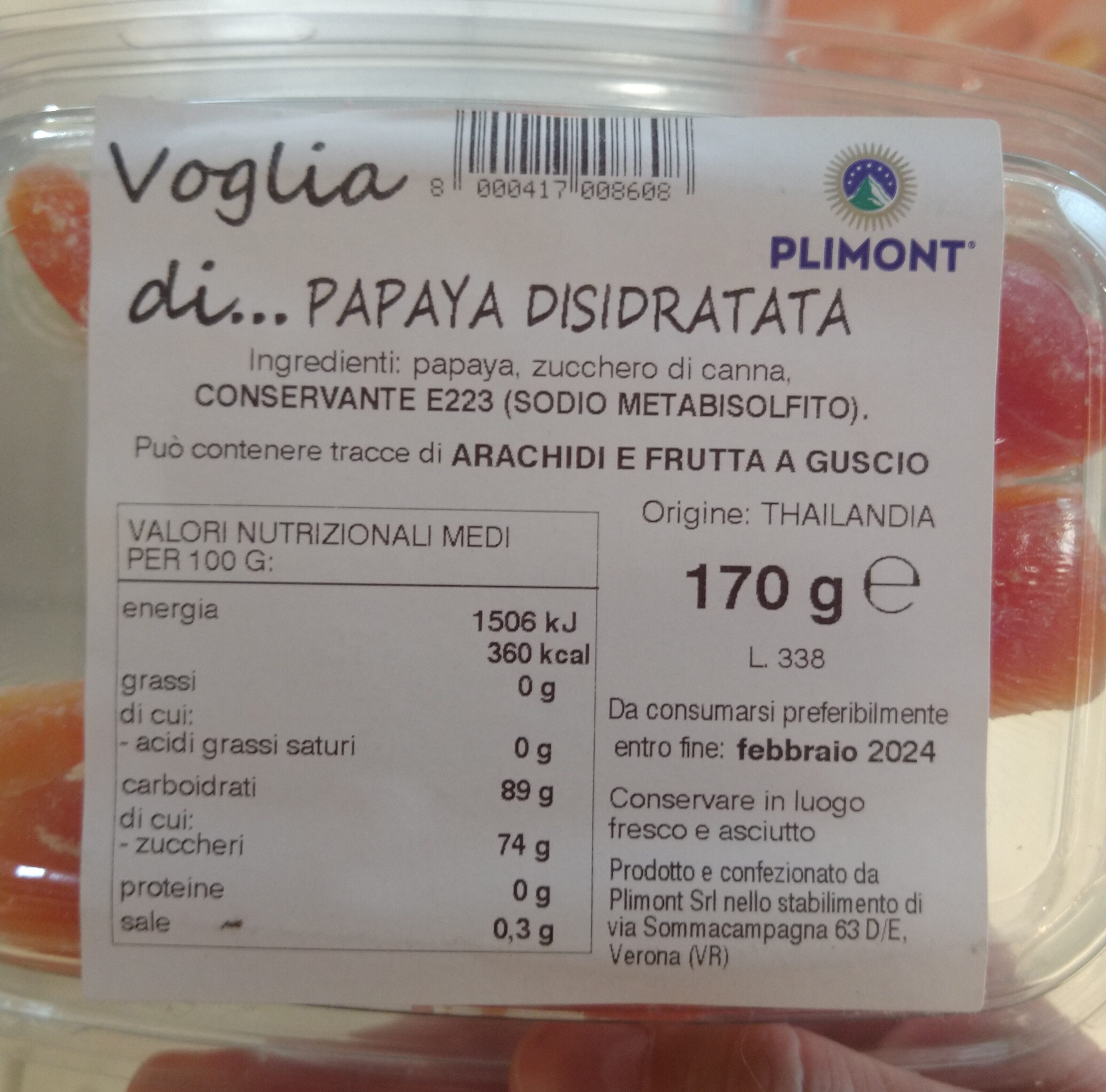 Papaya - Prodotto