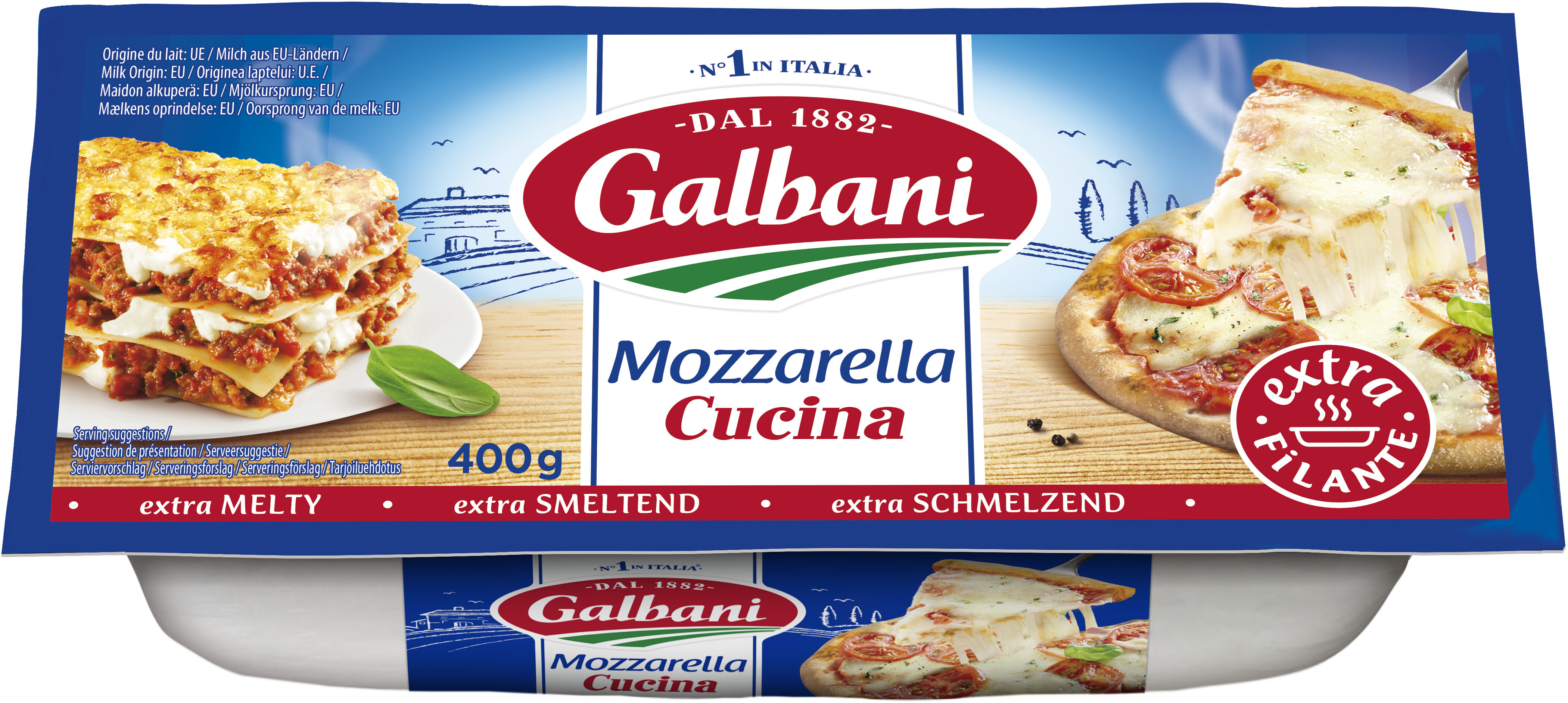 Galbani mozzarella cucina 400g - Produit