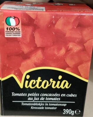 Tomates pelées concassées en cubes au jus de tomates - Prodotto - fr