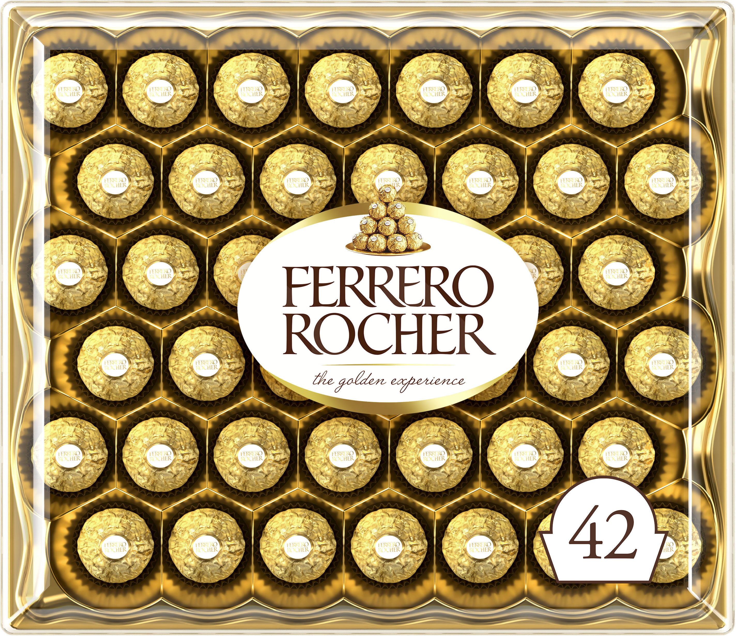 Boîte cadeau Ferrero Rocher Chocolats pralinés x 42 - Product - fr