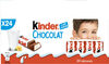 Kinder chocolat - chocolat au lait avec fourrage au lait 24 barres - Product