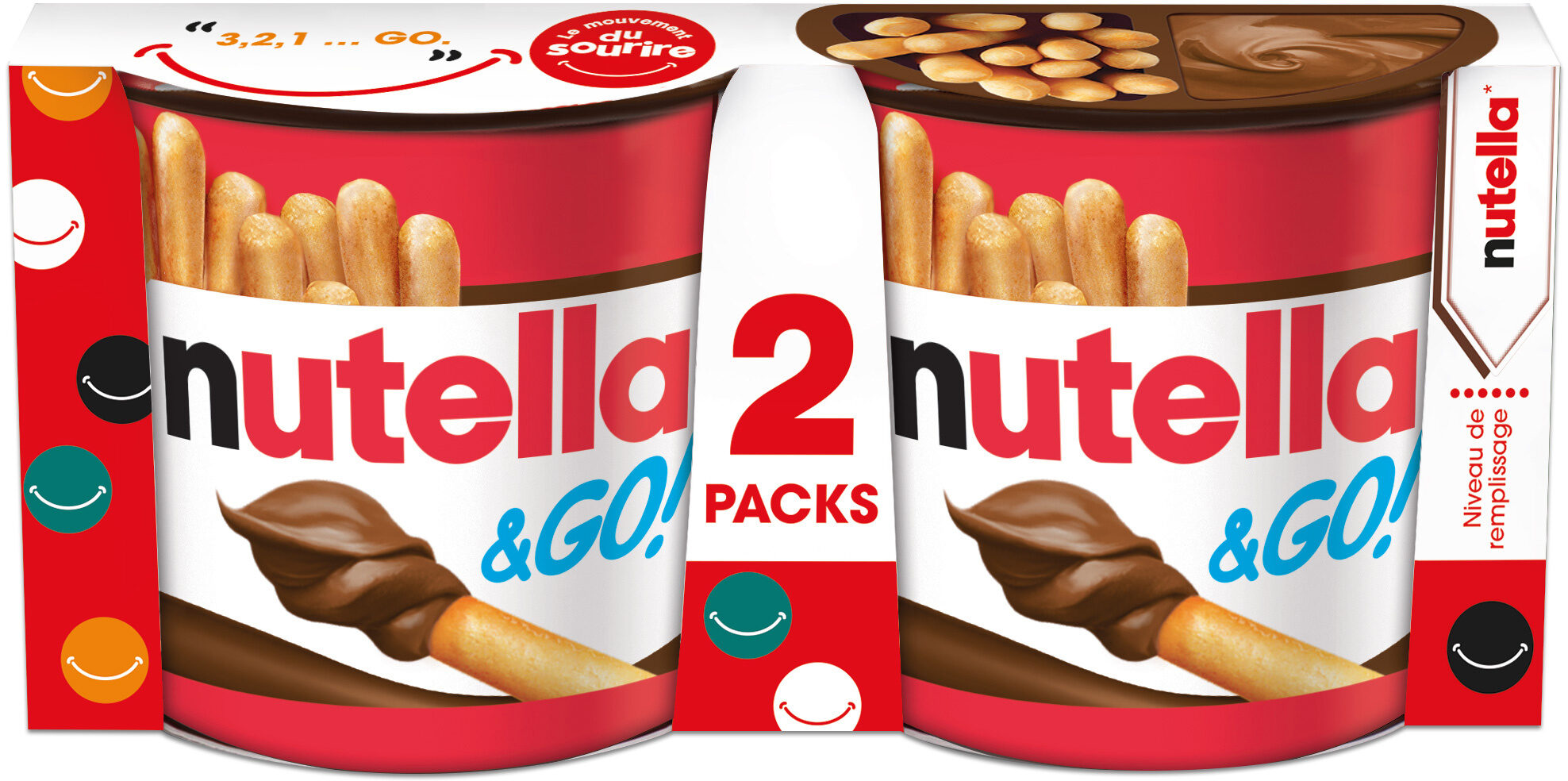 Biscuits Nutella & Go x2 boîtes - 104g - Istruzioni per il riciclaggio e/o informazioni sull'imballaggio - fr