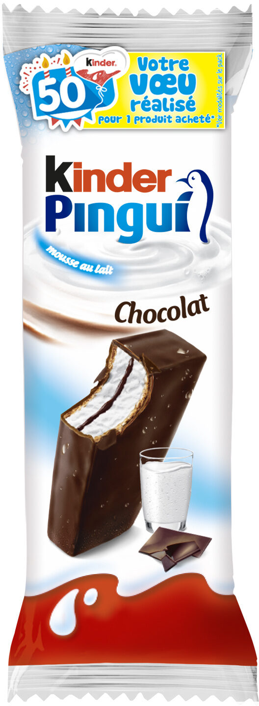 pingui cacao (gouter frais genoise fourree lait et cacao enrobee de chocolat fin ) - Producto - fr