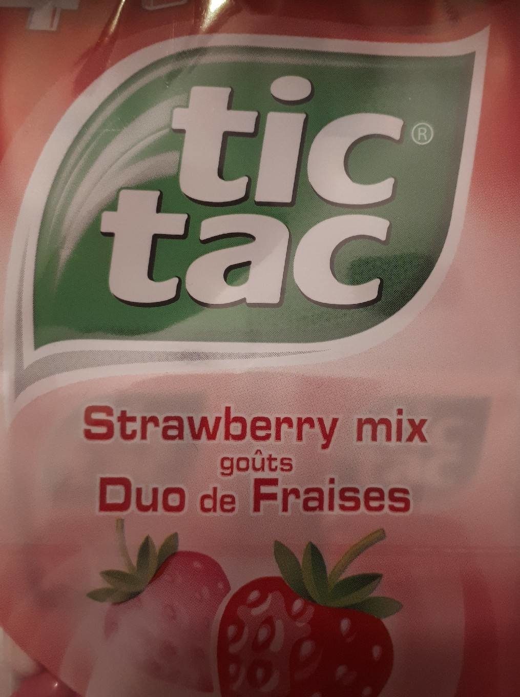64G Tic Tac Duo Fraises T4 - Tableau nutritionnel