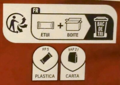  - Instruction de recyclage et/ou informations d'emballage
