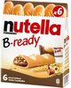 Nutella B-ready gaufrettes fourrées pâte à tartiner et cacao x6 - Produkt