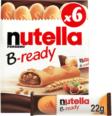Biscuits Nutella B-ready x6 gaufrettes fourrées - Produit