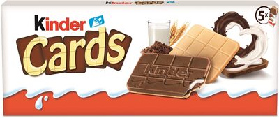 Kinder - Cards 10 Biscuits, 128g (4.6oz) - Prodotto