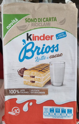 Kinder Brioss latte e cacao - Prodotto