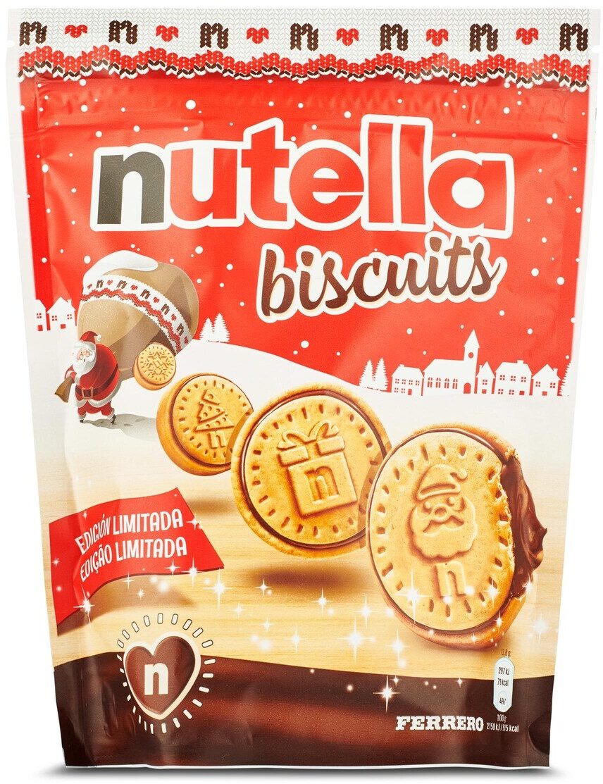 Ferrero- Nutella Biscuits Resealable Bag - Producto