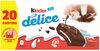 Kinder delice cacao gateau enrobe au cacao et fourre au lait t20 pack de 20 pieces - Producto