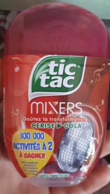 Tic tac mixers cerise cola music box t200 box de 200 - Produit