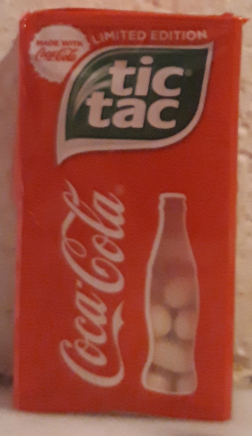 tic tac Coca-Cola - Prodotto