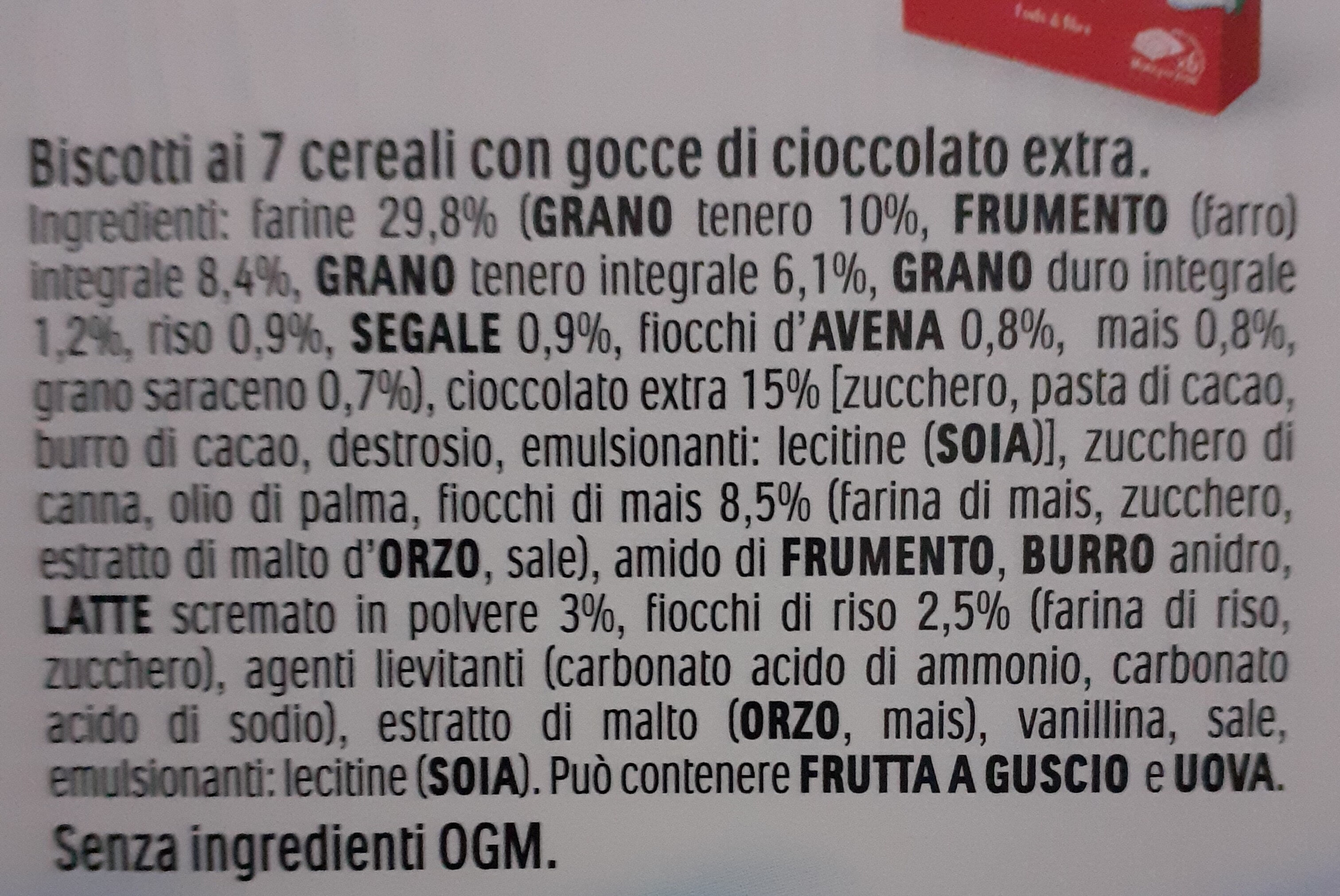 CereAlé - Ingredienti
