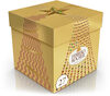 Ferrero rocher fines gaufrettes enrobees de chocolat au lait et noisettes avec noisette entiere cube de 27 pieces - Produit