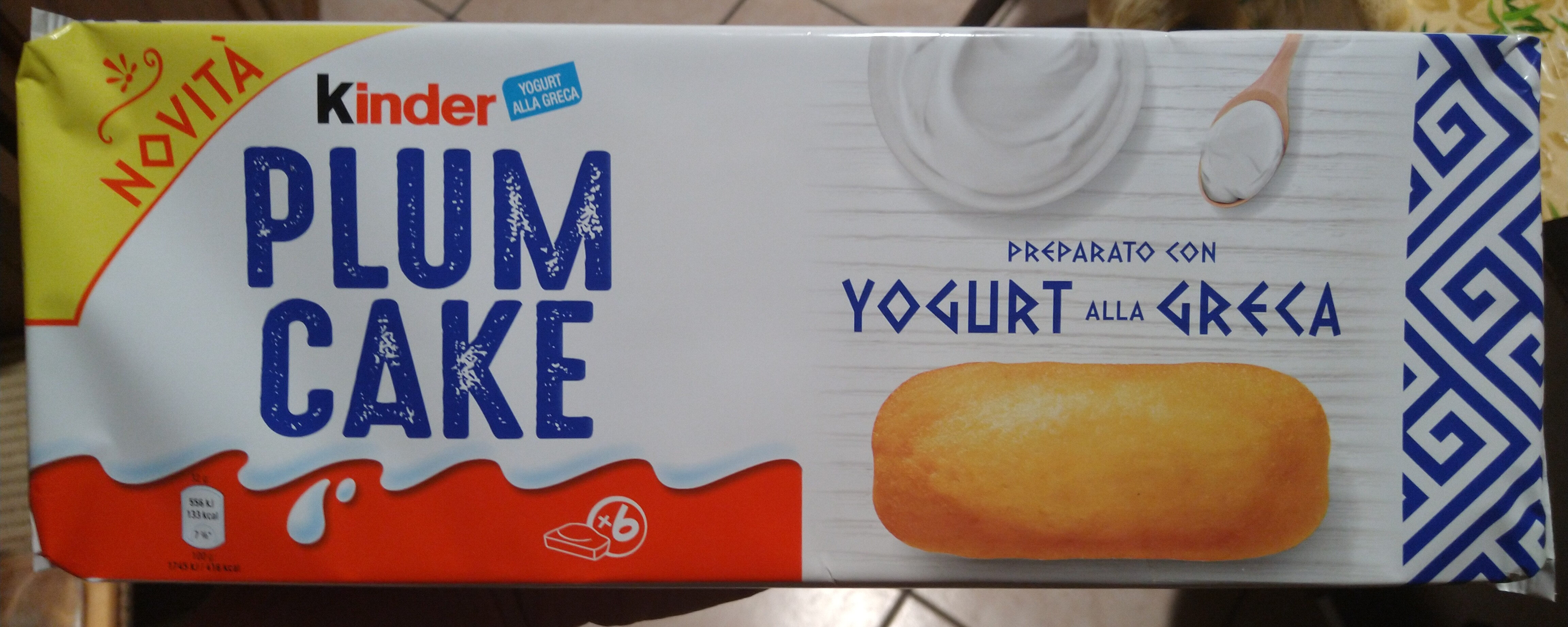 Plum cake preparato con yogurt alla greca - Produit - it