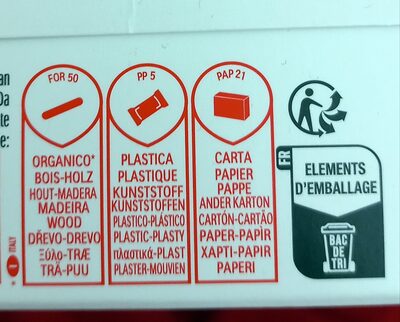 Raffaello - Instruction de recyclage et/ou informations d'emballage