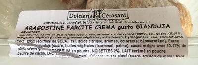 aragostine farcite crema gusto gianduja - Ingredients - fr