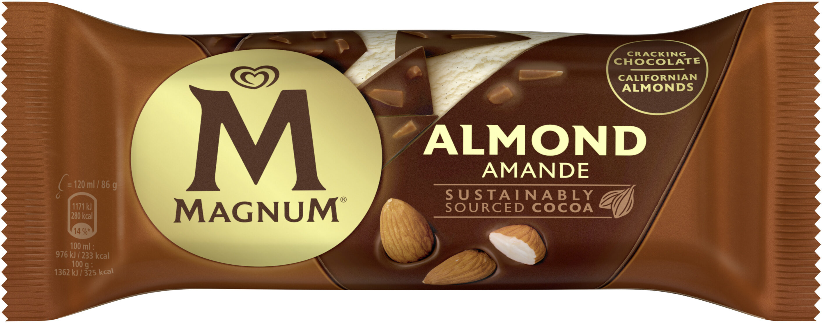Magnum Ice Cream Lolly ALMOND 120 ML - Product - fr
