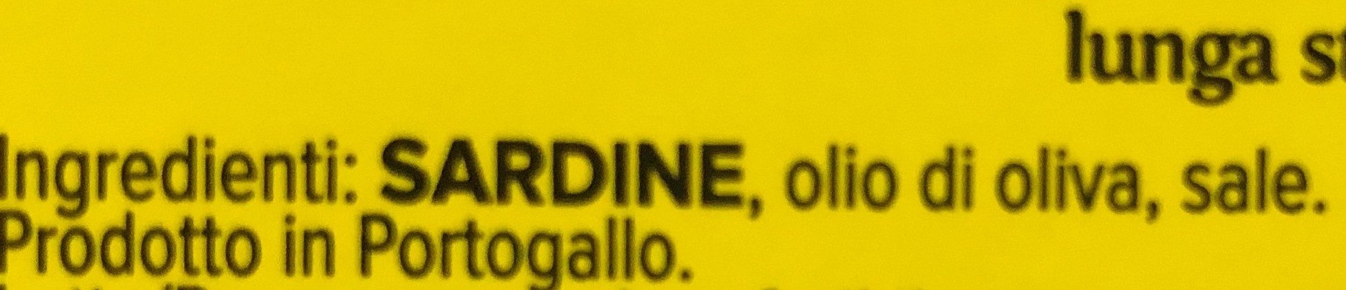 Sardines A L'huile D'olive - Ingredienti - fr