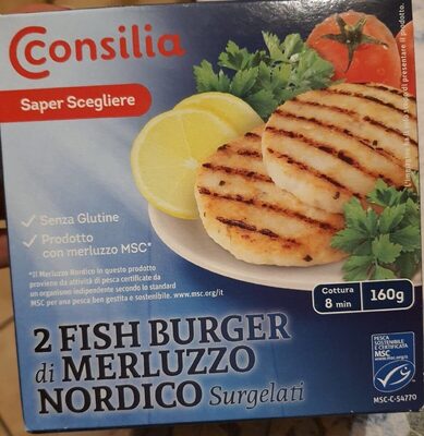 Fish Burger di Merluzzo Nordico Surgelato - Prodotto