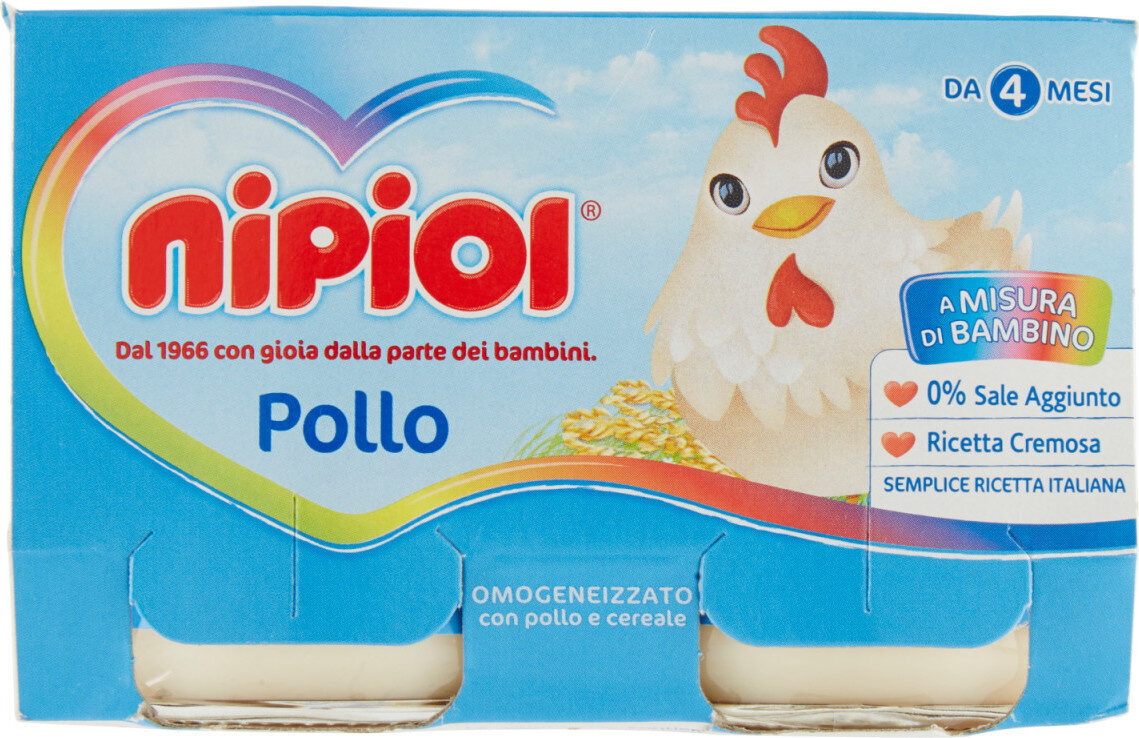 Pollo omogeneizzato con pollo e cereale - Produit