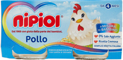 Pollo omogeneizzato con pollo e cereale - Product - it