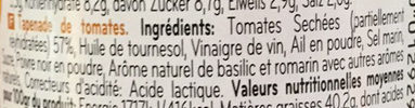 Tapenade de tomates - Ingredienti - fr