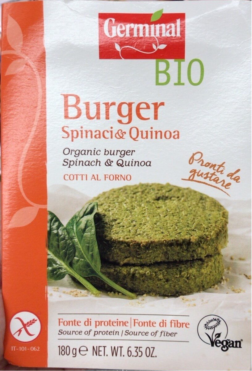 Burger spinaci e quinoa - Prodotto