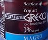 Yogurt greco magro - Prodotto