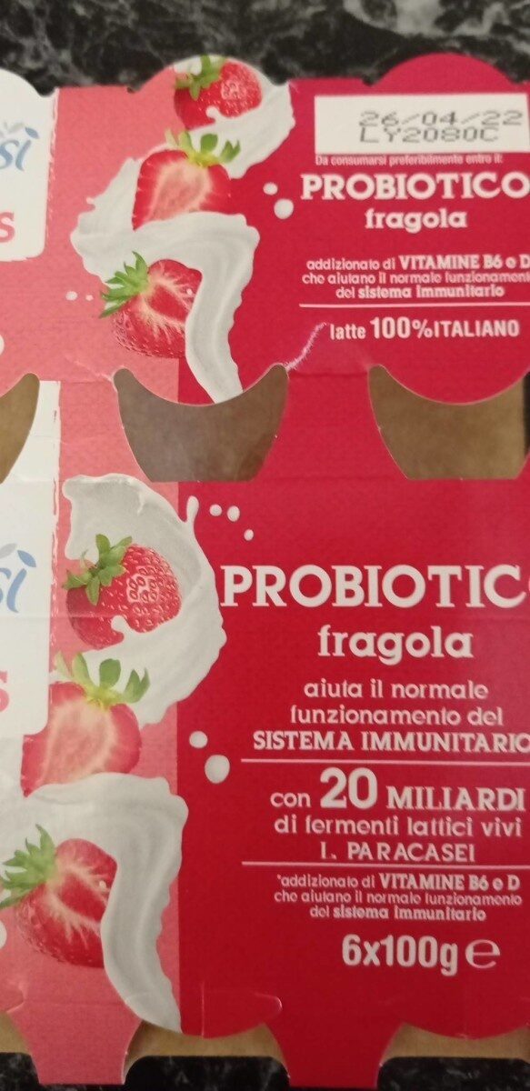 Probiotico alla fragola - Prodotto