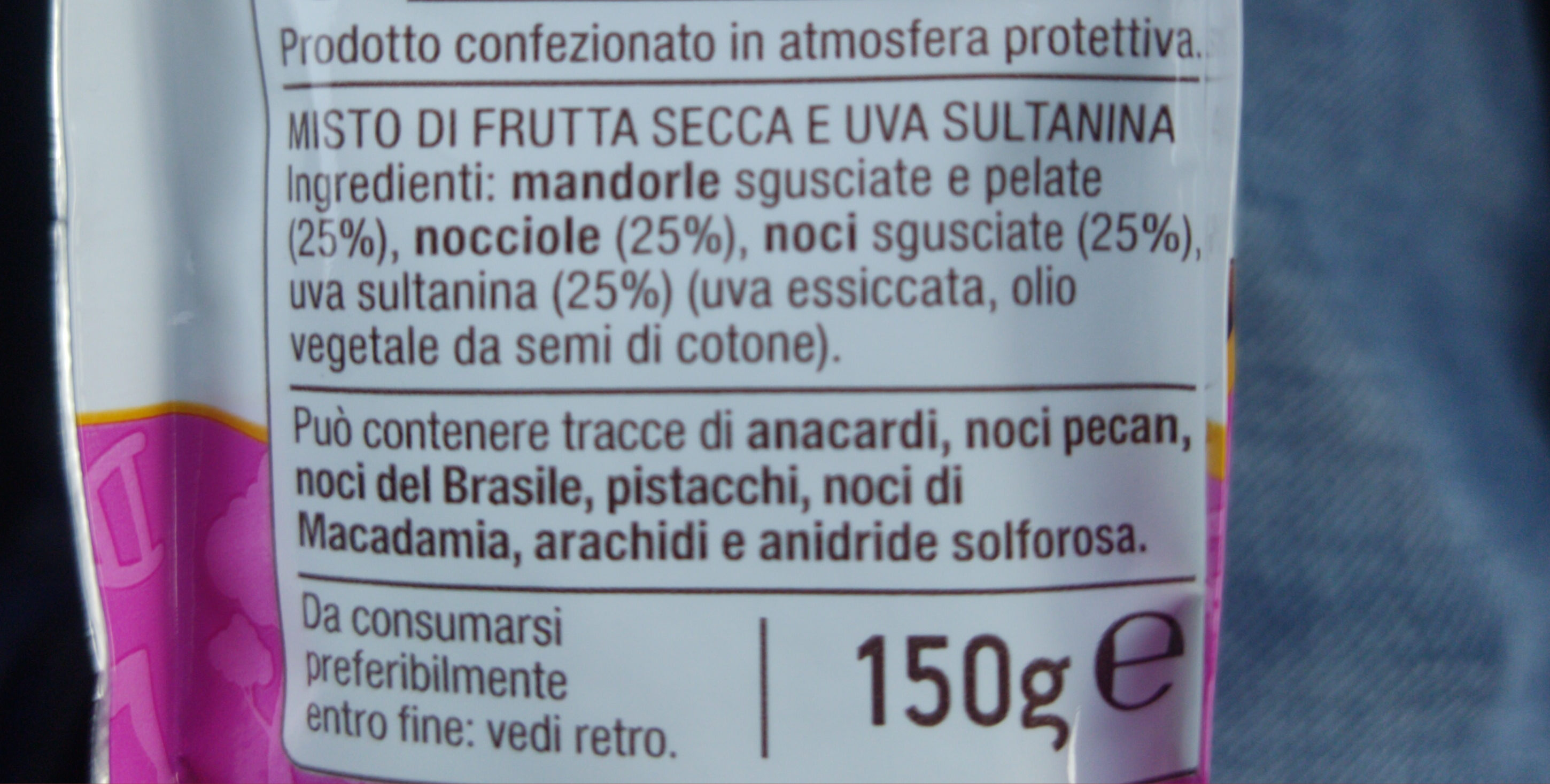 Mix di frutta secca - Ingrédients - it