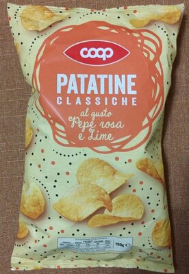 Patatine classiche al gusto Pepe rosa e Lime - Prodotto
