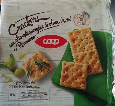 Crackers con olio extravergine di oliva (3,2%) e Rosmarino - Produit