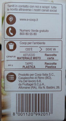 Misto per soffritto tritato e surgelato - Instrucciones de reciclaje y/o información de embalaje - it