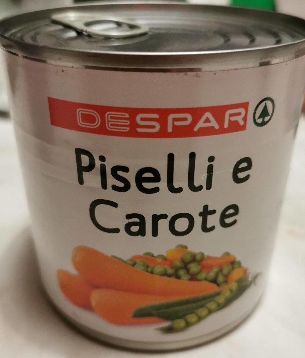 Piselli e carote - Prodotto