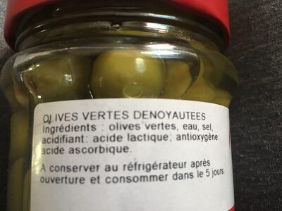 Polli Olive Verdi Denocciolate 300g - Ingrédients