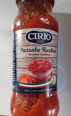 Sauce - Cirio Passata Rustica Crushed Tomatoes 350 - Produkt - fr