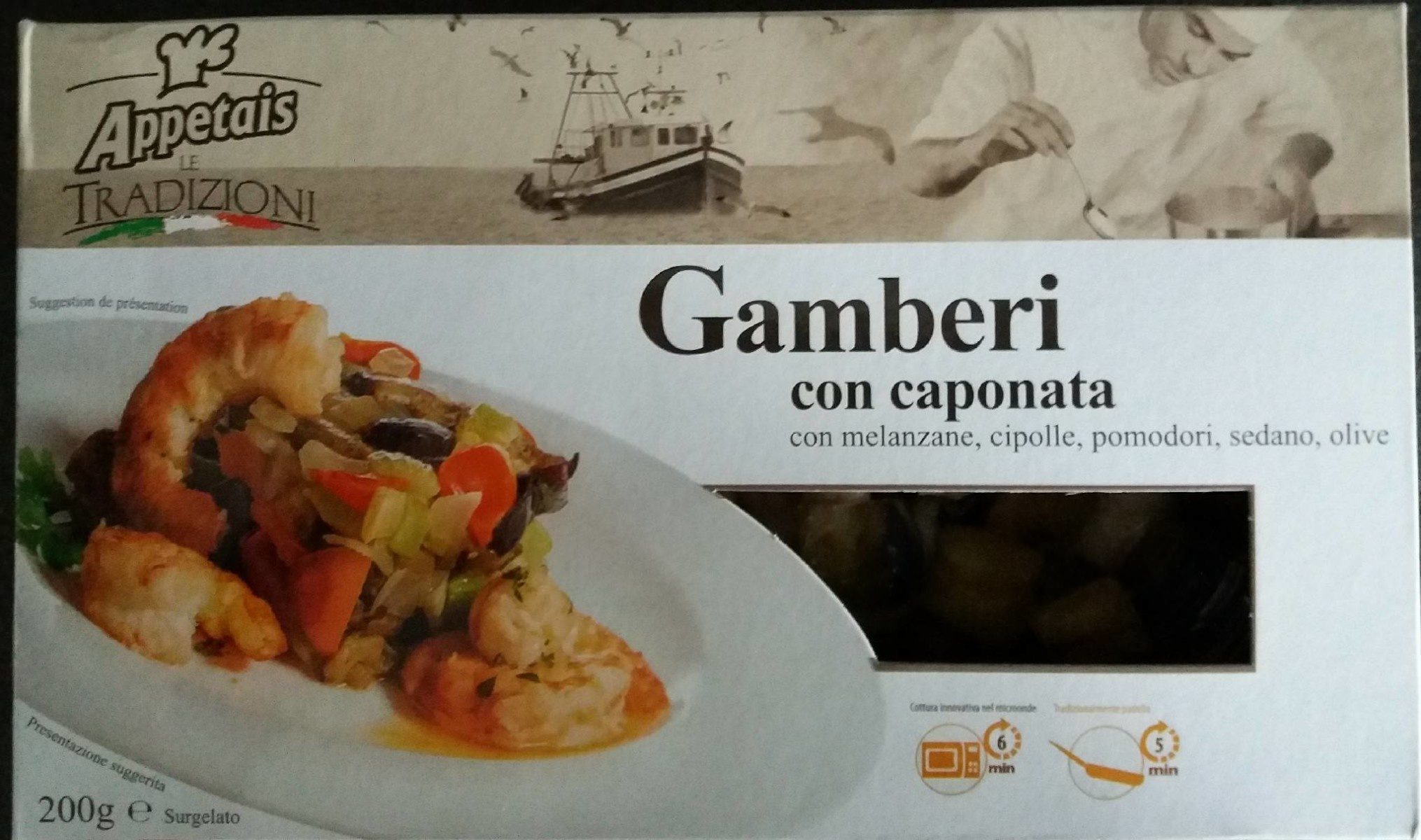 Crevettes à la Caponata - Produkt - fr