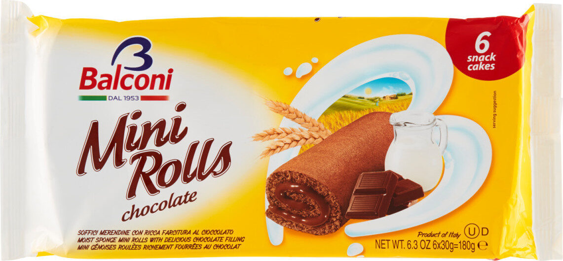 Mini rolls chocolate - Produit