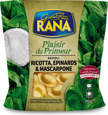 RAVIOLI RICOTTA EPINARDS MASCARPONE - Product - fr