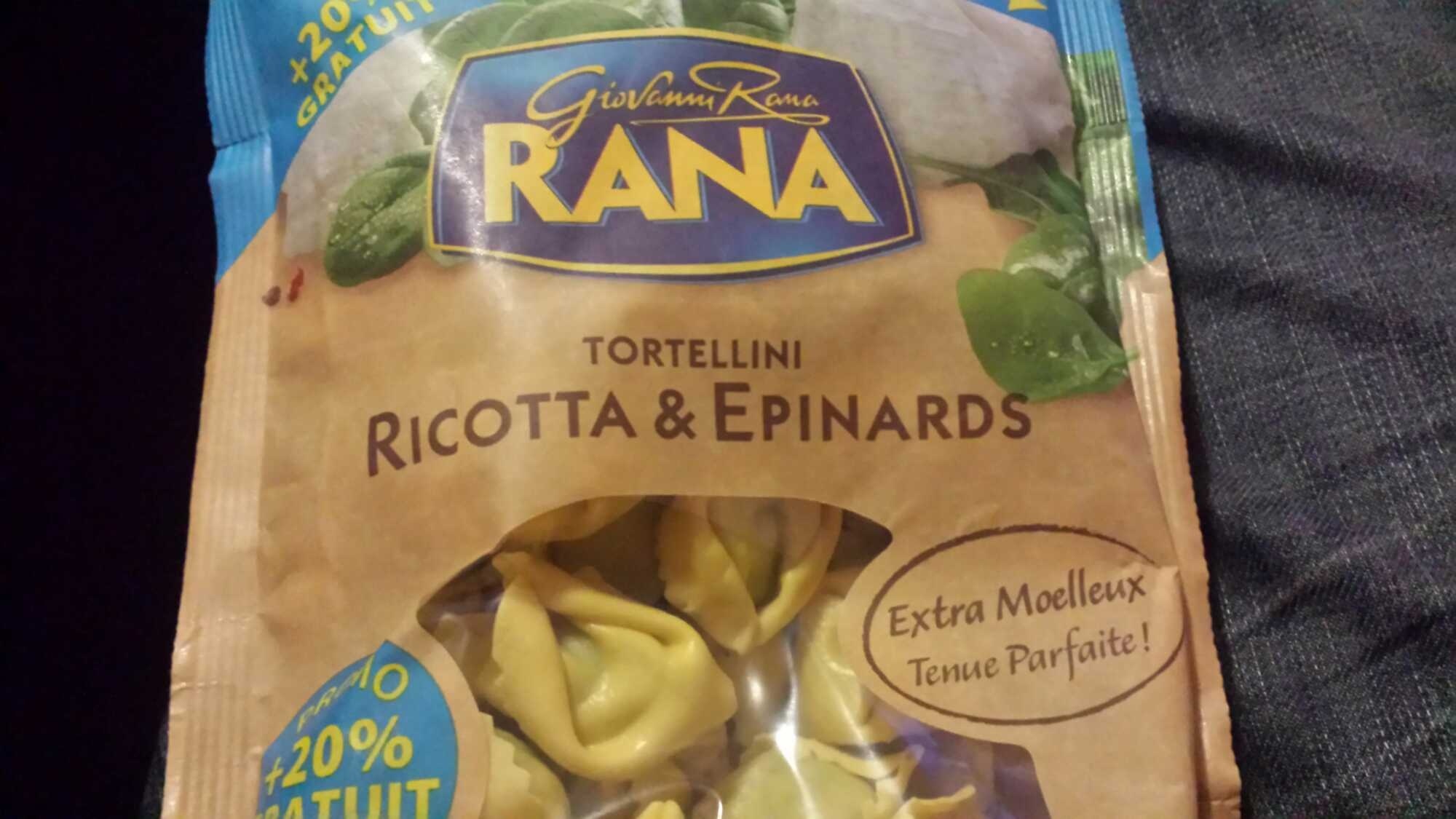 Tortellini Ricotta & Epinards +20% gratuit - Produit