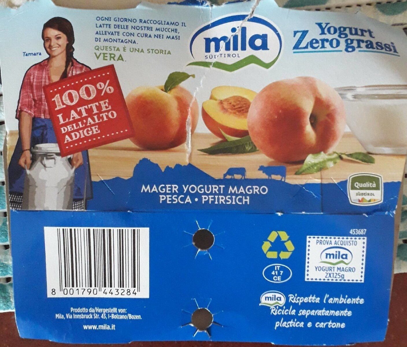 Yogurt zero grassi - Prodotto