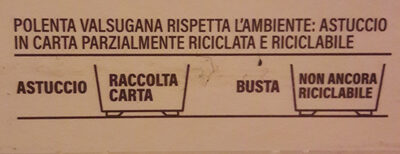 Polenta integrale - Recycling instructions and/or packaging information - it