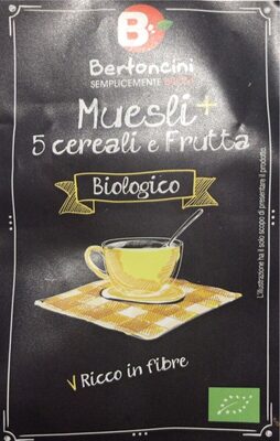 Muesli+ 5 cereali e frutta biologico - Prodotto