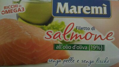 Filetto di salmone all'olio d'oliva (19%) - Prodotto