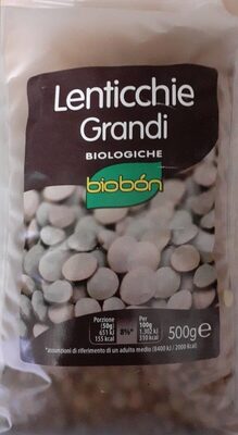 Lenticchie Grandi Biologiche - Produkt - it