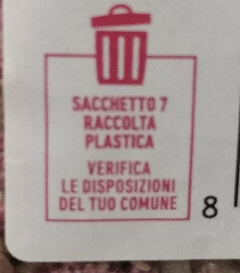 Mix granola pink - Istruzioni per il riciclaggio e/o informazioni sull'imballaggio