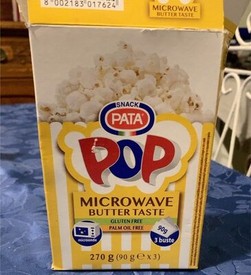 Pop microwave butter taste - Prodotto