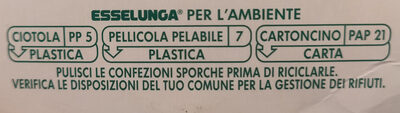Minestrone di verdure - Istruzioni per il riciclaggio e/o informazioni sull'imballaggio
